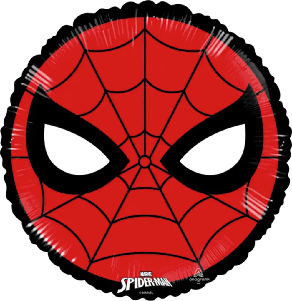 GLOBO METALICO SPIDERMAN ESCUDO 9"S-H 39318-09