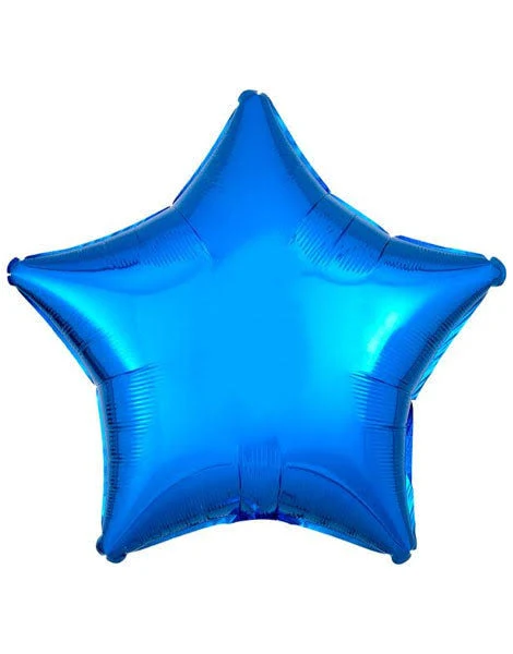 GLOBO MET. ESTRELLA AZUL 18" S-H 18WJX-LS