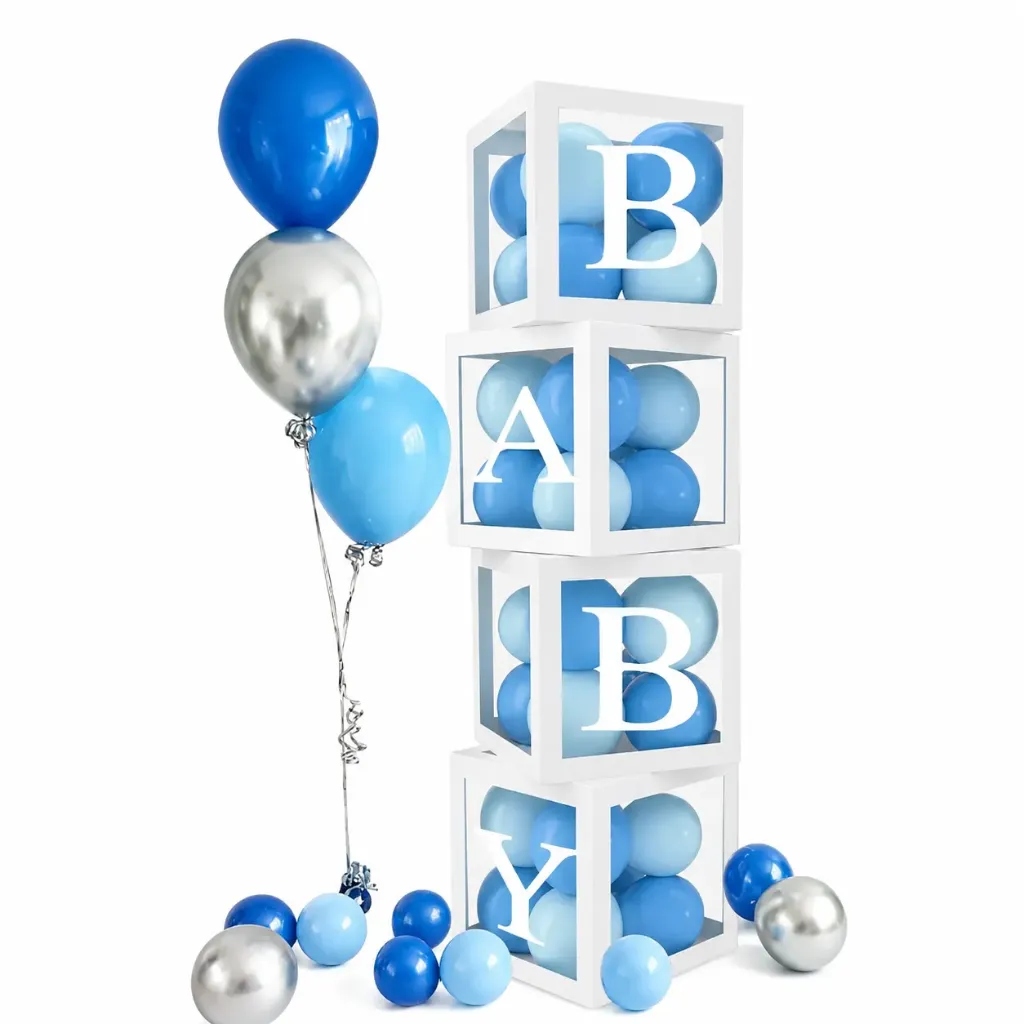 [155102] BABY SHOWER BOXES BLANCO C/LETRAS JAF116