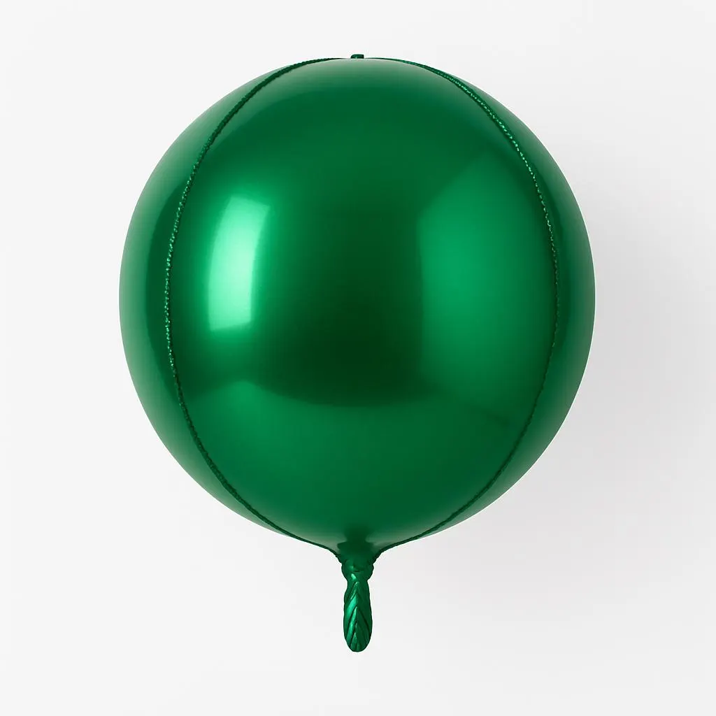 GLOBO MET. BURBUJA VERDE ORBZ 22" S-H HX-2550