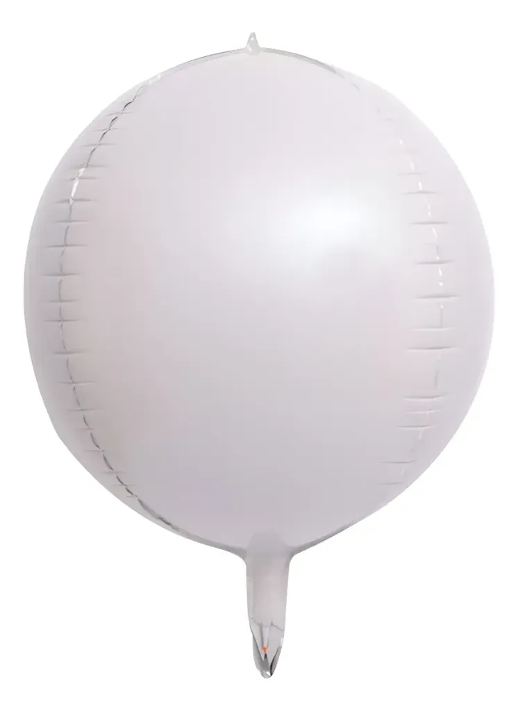 GLOBO MET. BURBUJA BLANCO ORBZ 22" S-H HX-2550
