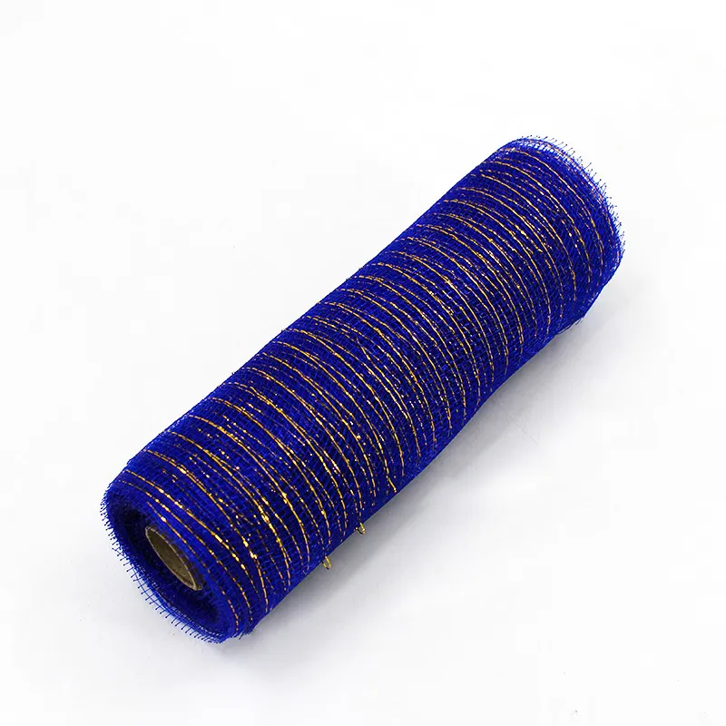 [712536] ROLLO TELA DE MALLA PARA ARBOL DE NAVIDAD AZUL M6113-1