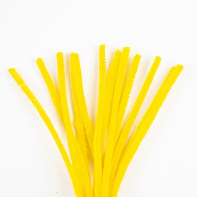 CHENILLE POLIESTER SELANUSA C/10PZ AMARILLO MANGO