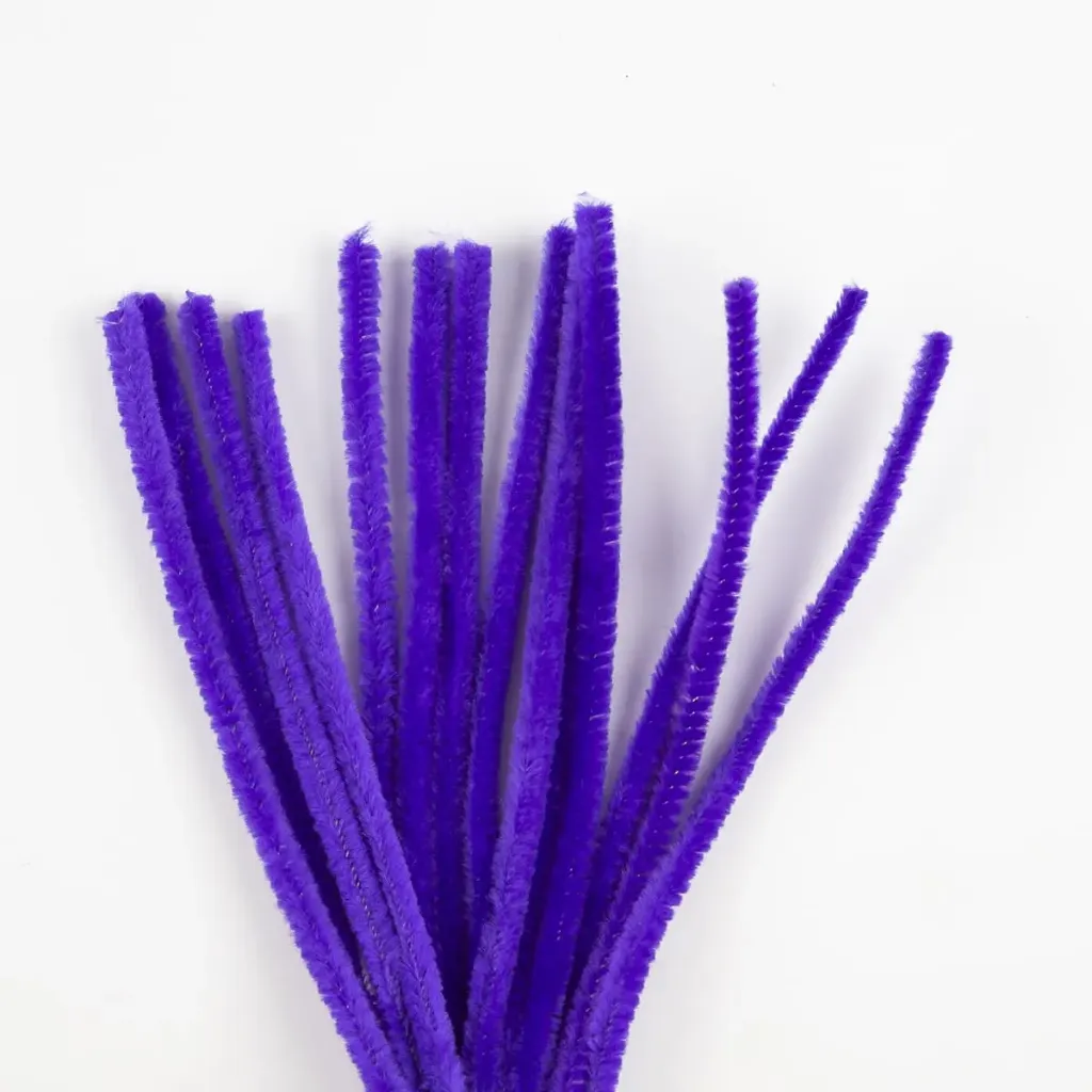CHENILLE POLIESTER SELANUSA C/10 PZ 33-LILA FUERTE