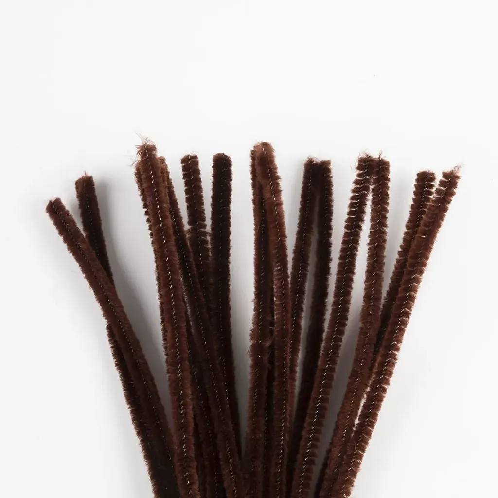 CHENILLE POLIESTER SELANUSA C/10 PZ 6-CAFE