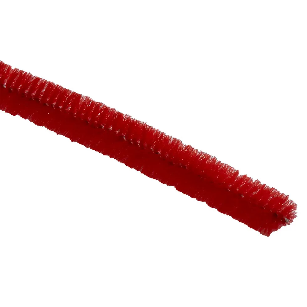 CHENILLE POLIESTER SELANUSA C/10 PZ 15-ROJO