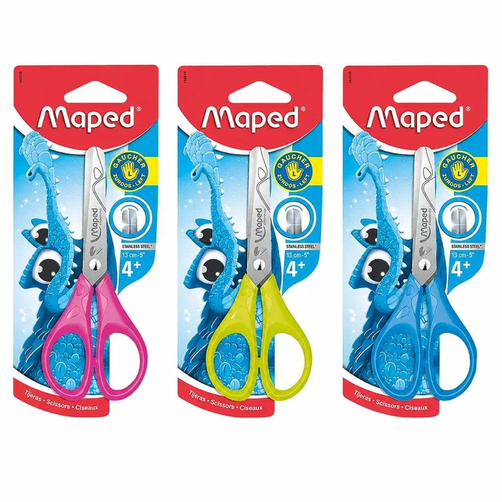 [3154144642552] TIJERA ESCOLAR MAPED 13CM. 5" PUNTA ROMA