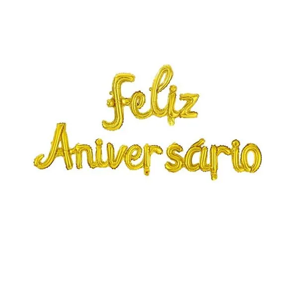 [712565] SET DE GLOBOS FELIZ ANIVERSARIO ORO RK-021