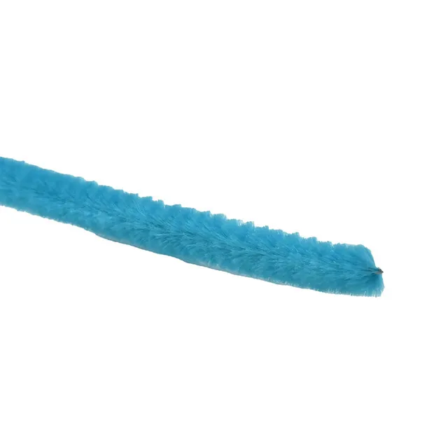 [17501228825265] CHENILLE POLIESTER SELANUSA C/10 PZ 12-AZUL TURQUESA