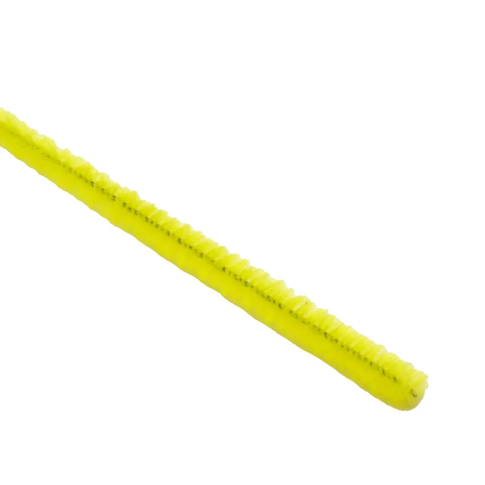 CHENILLE POLIESTER SELANUSA C/10 PZ 3-AMARILLO CANARIO