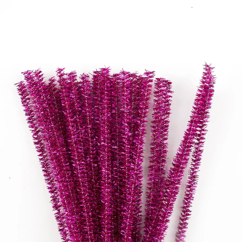 [17501228825166] CHENILLE METALICO SELANUSA C/10 PZ 46-FUCSIA