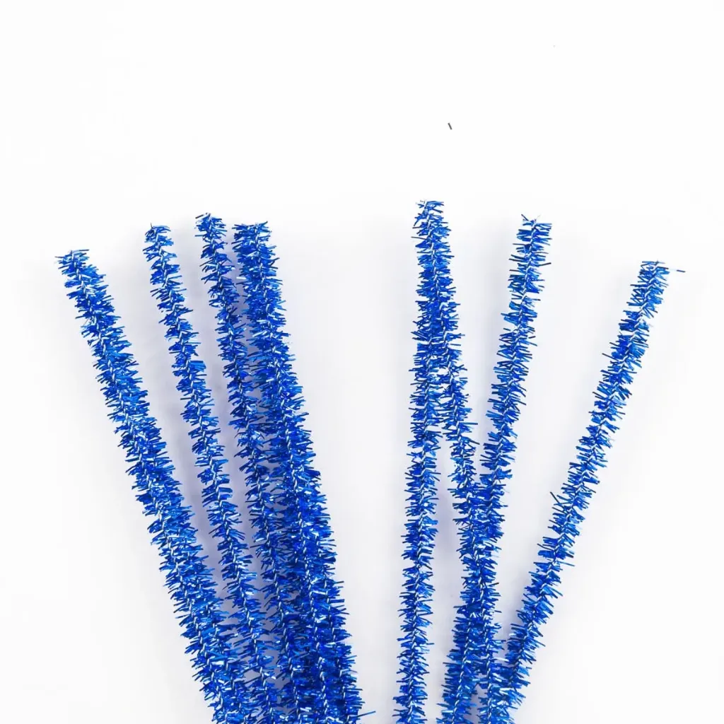 CHENILLE METALICO SELANUSA C/10 PZ 51-AZUL REY