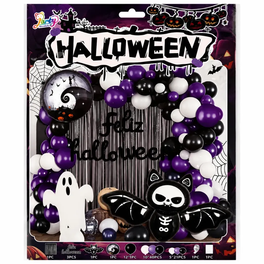 [6920260515110] SET DE GLOBOS GRANDE HALLOWEEN VAMPIRO HYY-MP-QQTZ99