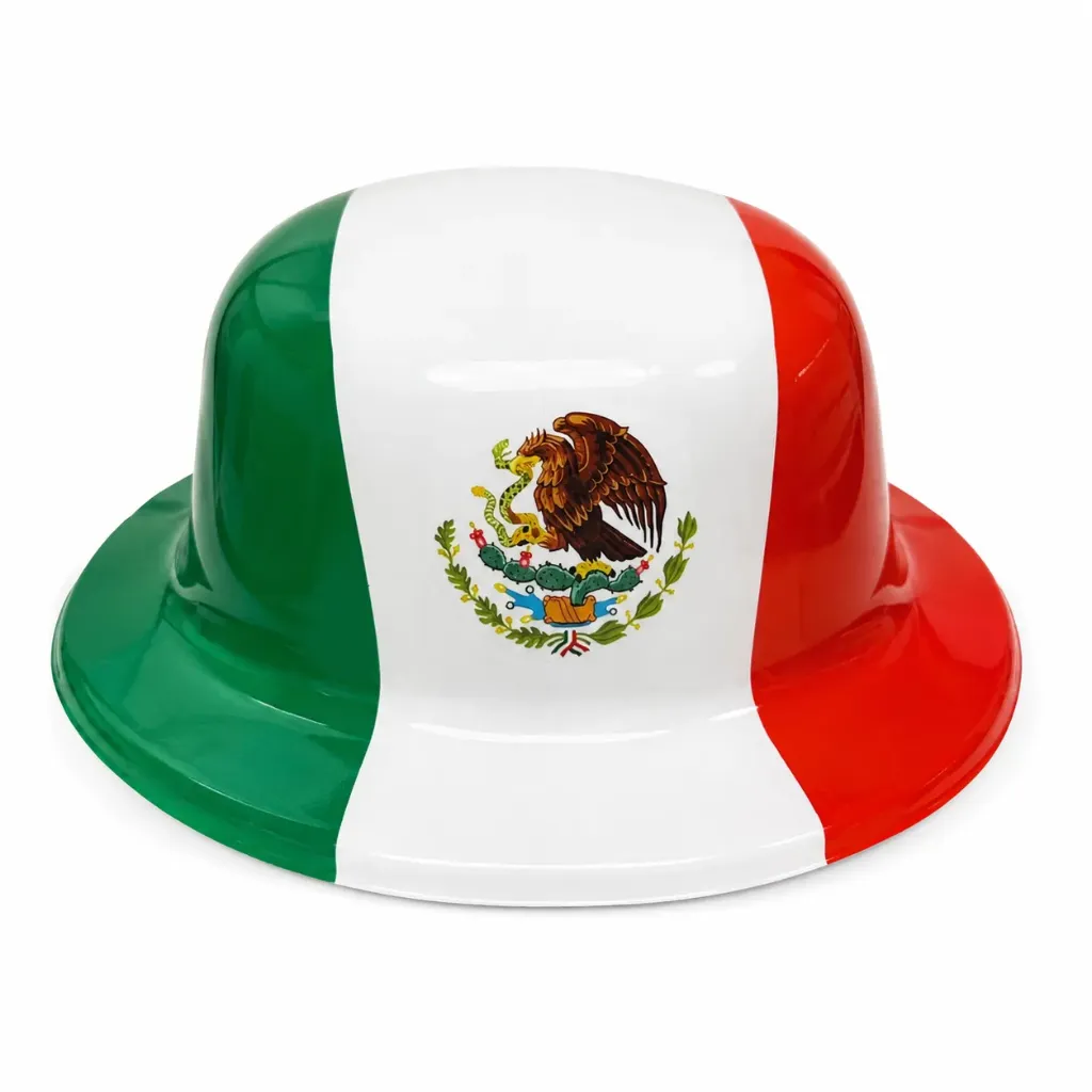 [8881326244888] SOMBRERO PLASTICO VIVA MEXICO