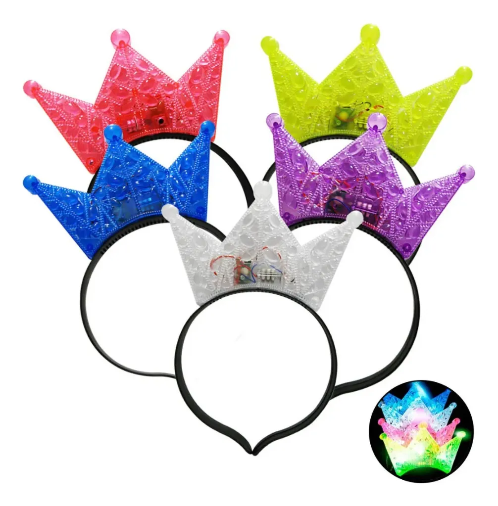 DIADEMA CORONA CON LUZ DDM-18