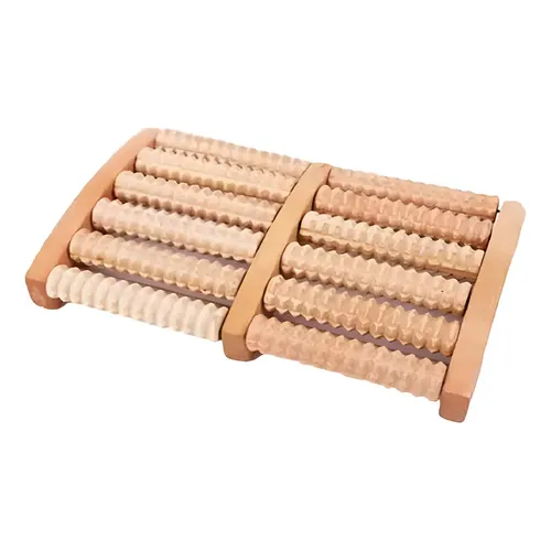 RODILLO MASAJEADOR DE MADERA E4006