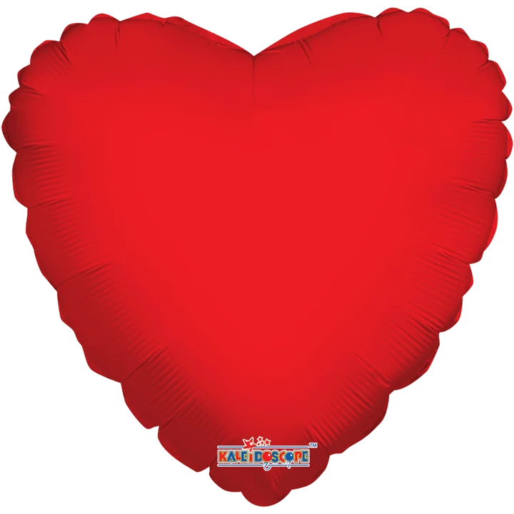 GLOBO MET. CORAZON ROJO 18" S-H 34110-18