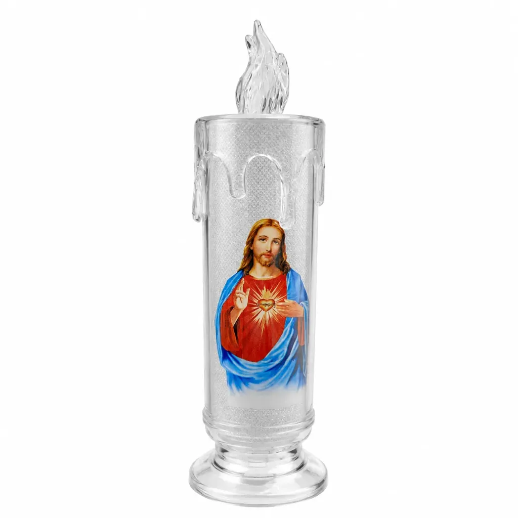 [0005022300007] LAMPARA VELA RELIGIOSA 17.5 CM 2230-7