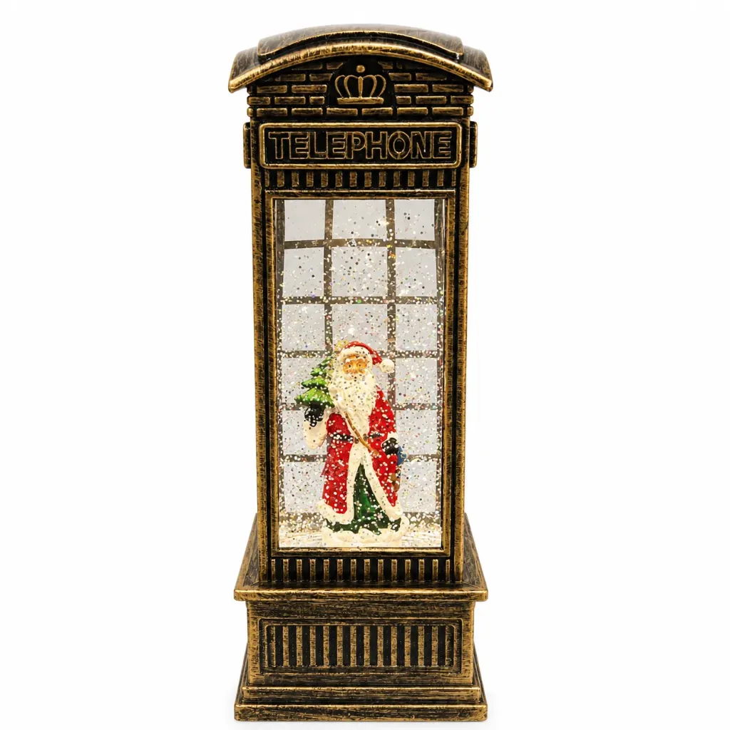 TELEFONO NAVIDEÑO CON NIEVE D-21664