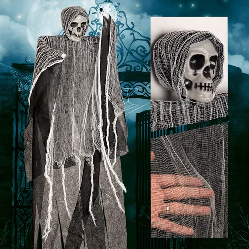 DECORACION FANTASMA COLGANTE 90X50 CM P-12654
