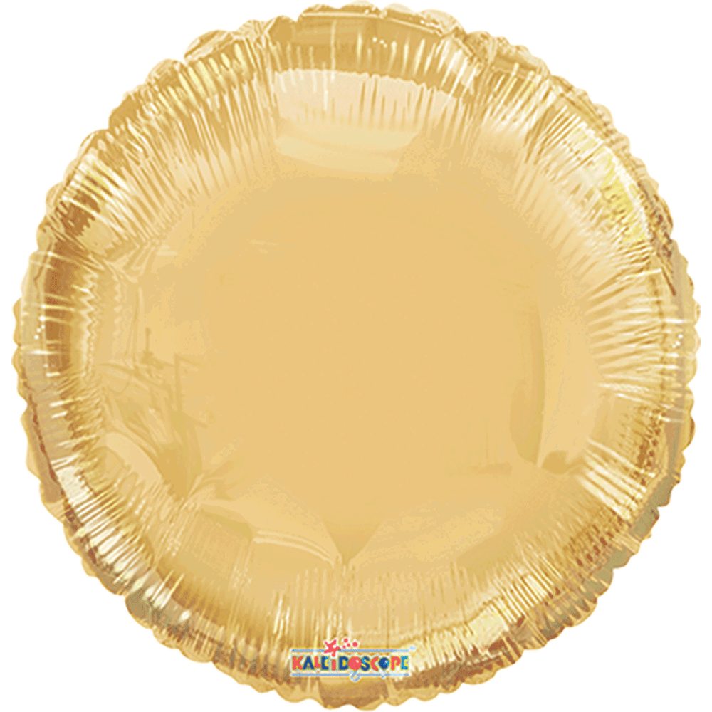 [V18176/18] Globo metálico redondo (Redondo 18" Champagne Gold)
