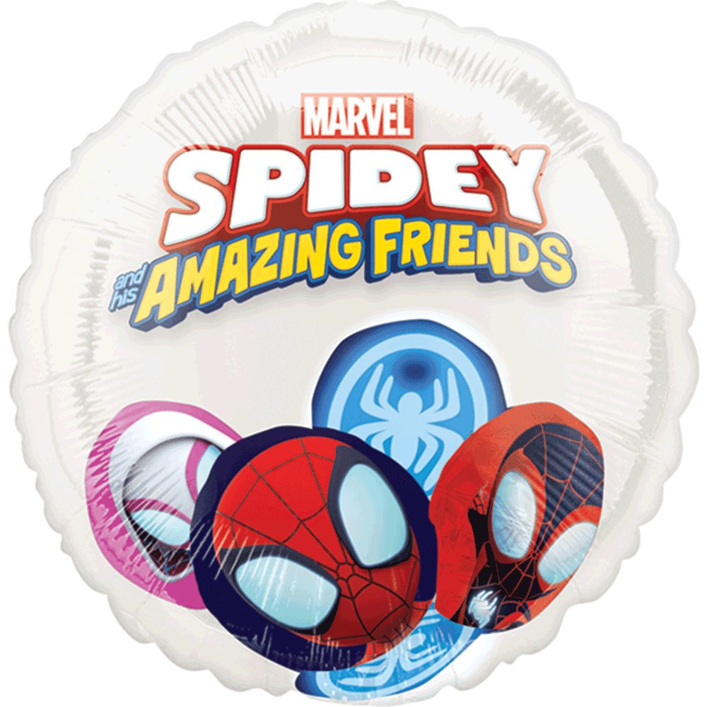 [48501/01] Globo metálico Marvel (Spidey & His Amazing Friends — Insider)