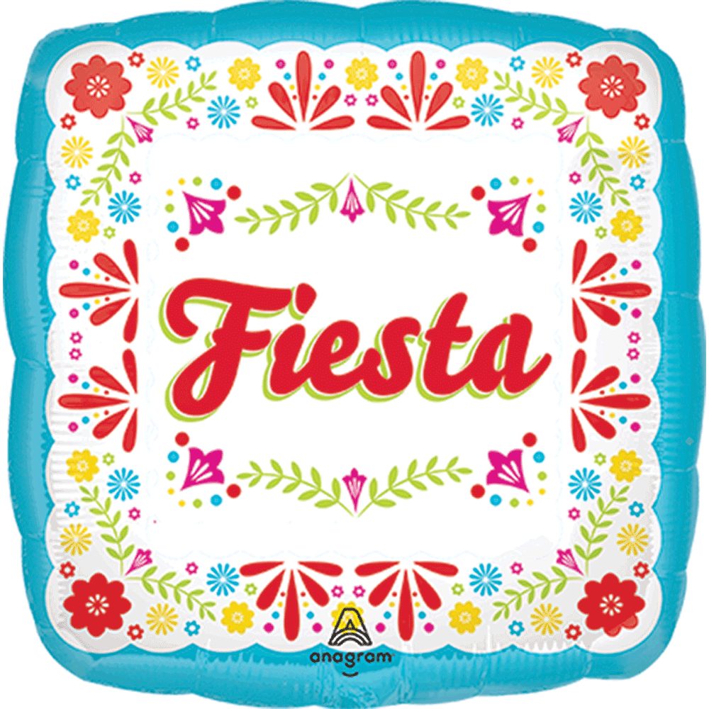 [45641/02] Globo metálico — Fiestas patrias y deportes (Viva La Party)
