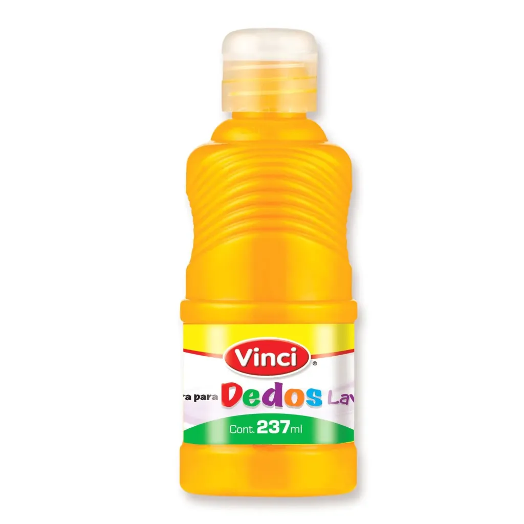 Pintura de dedos lavable Vinci 237 ml