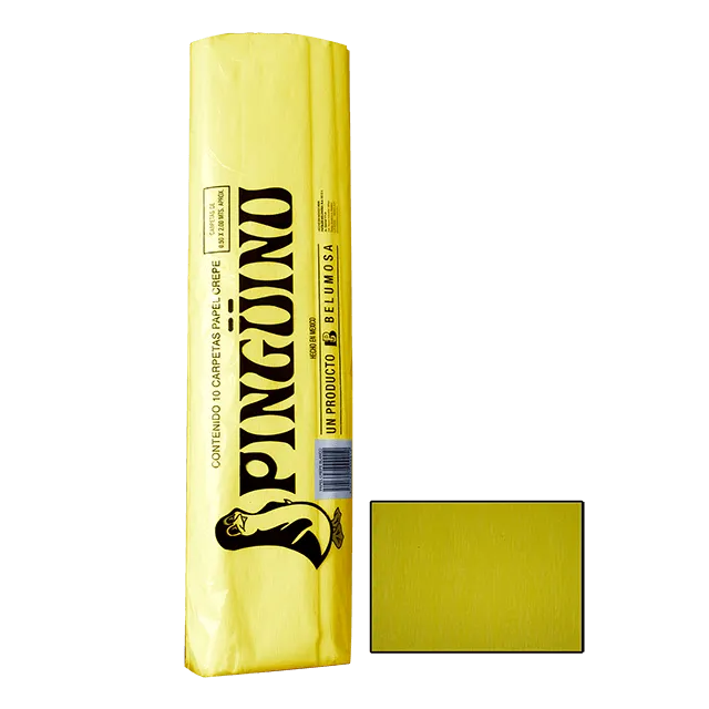[901834] PAPEL CREPE PINGUINO (Amarillo Canario)