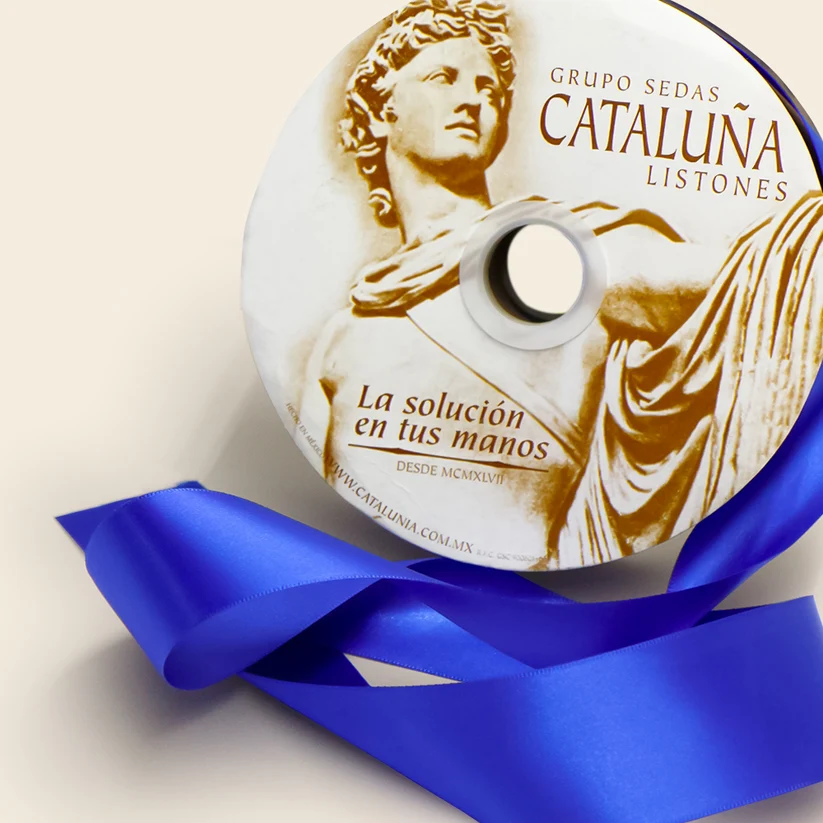 LISTON SATINADO CATALUÑA 151/9 ROLLO C/50 MTS