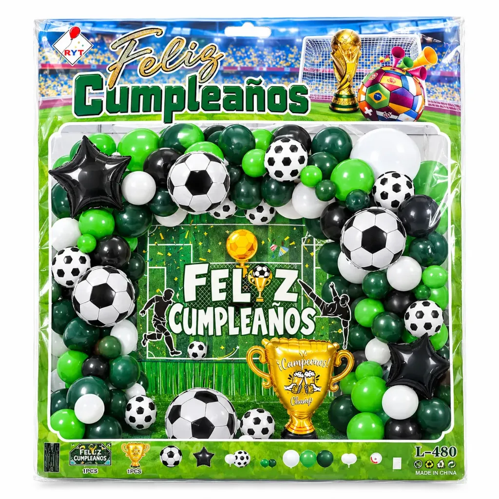 SET DE GLOBOS FUTBOL L-480