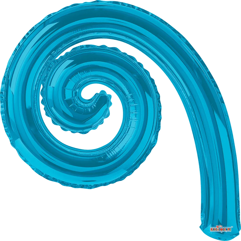 GLOBO KURLY SPIRAL AZUL TURQUESA19802-DCF