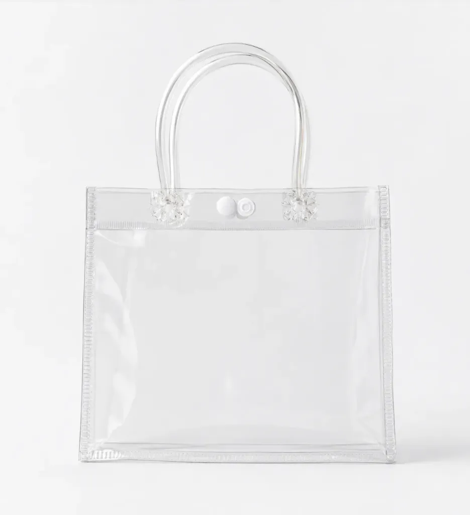 [712482] BOLSA PVC TRANSPARENTE 15X16X7CM