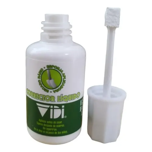 [7502268250928] CORRECTOR EN FRASCO 20 ML CON ESPONJA VIDI CORE