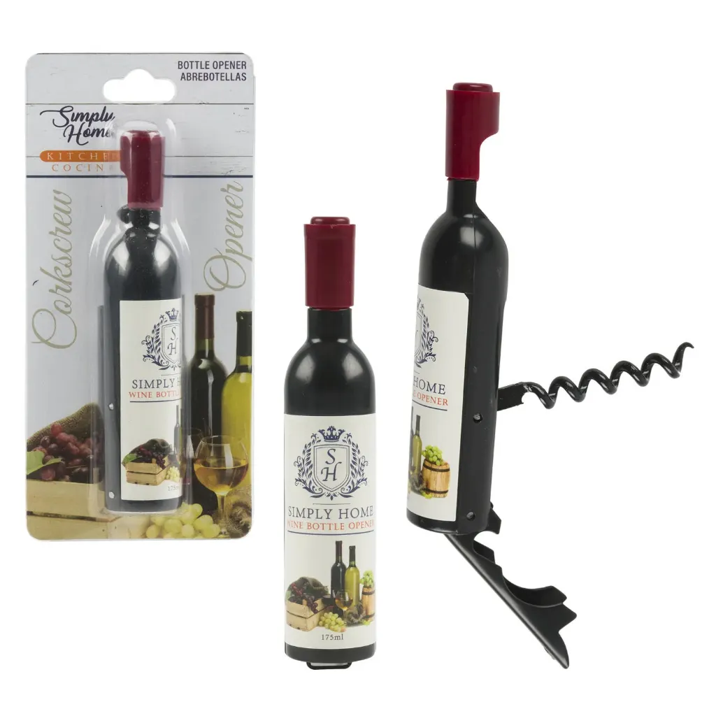[795229508849] ABRIDOR DE BOTELLAS FORMA DE VINO 4.72" 50884