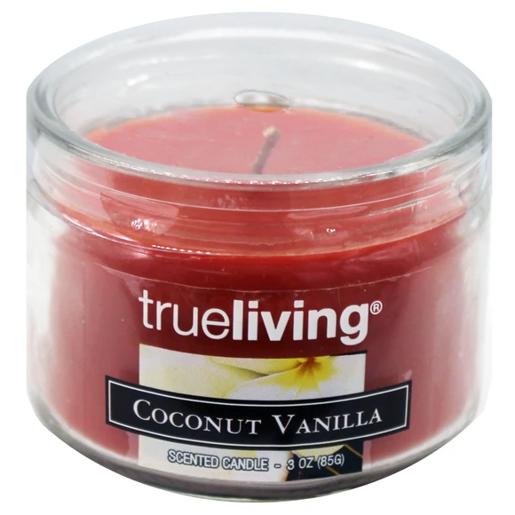 [665098720164] VELA AROMATICA VAINILLA DE COCO TRUE LIVING 3 OZ AB900