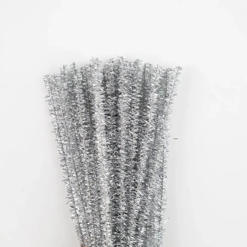 CHENILLE METALICO SELANUSA C/10 PZ 42-PLATA