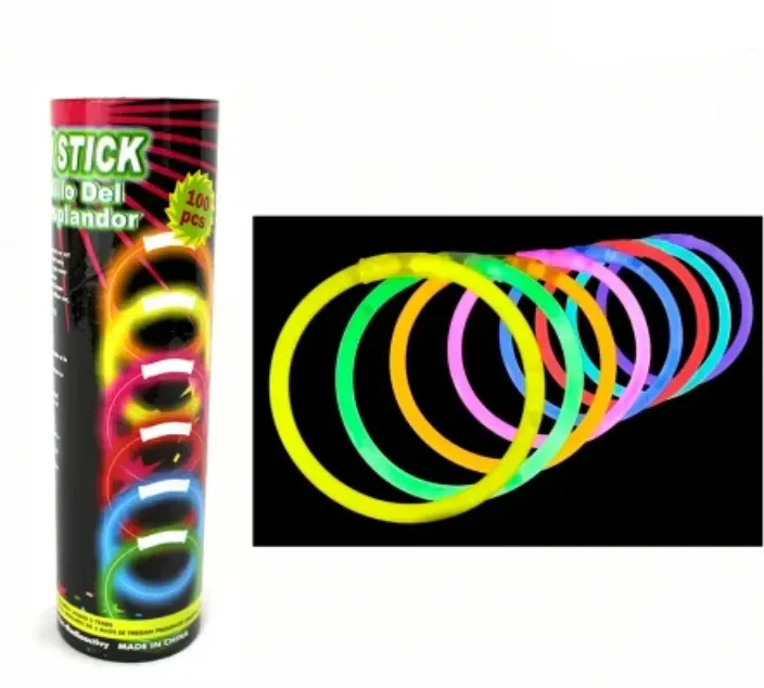 PULSERA DE NEON BOTE C/100 PZA GPM-3478