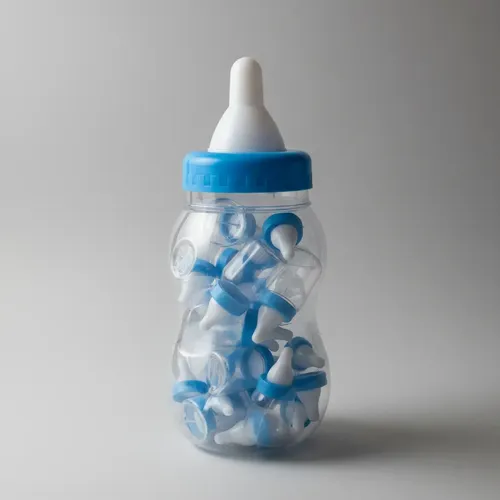 BABY SHOWER SET BIBERON JUMBO AZUL 28CM+8